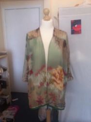 Chiffon kimono-style cardi. A collaboration by the Asian Foundation for Philanthropy and My Wild Heart, designed by Yevette Willaert